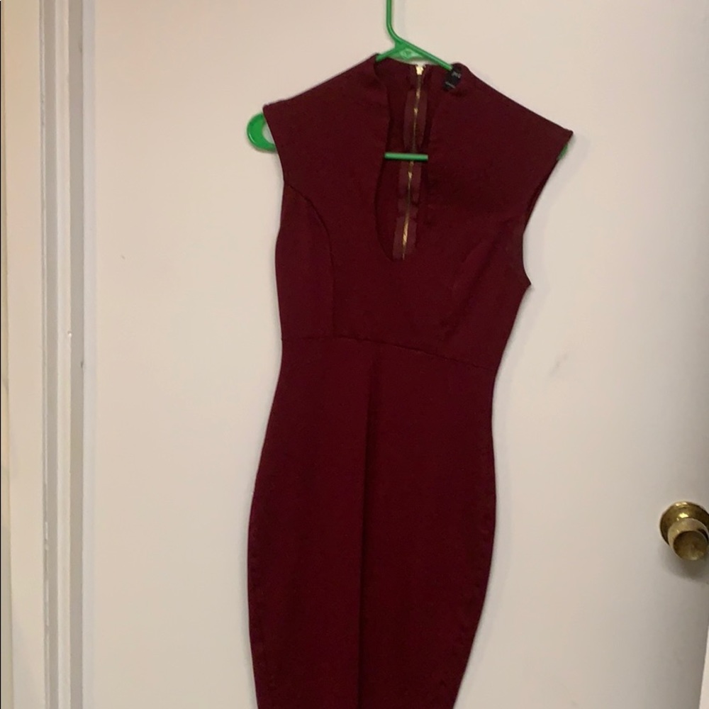 Maroon dressy dress
